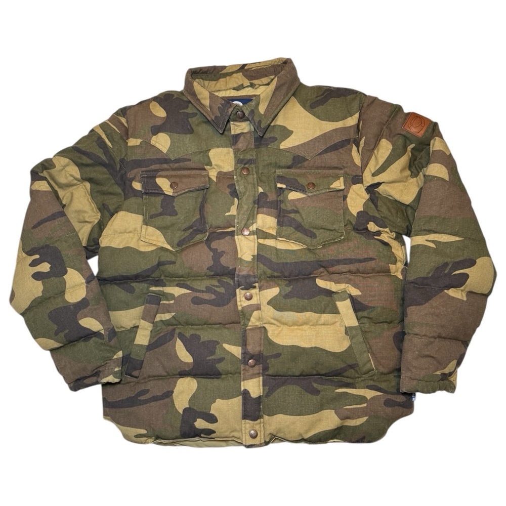 Penfield Rockford Goose Down Puffer Camo Winter Jacket Men’s Large